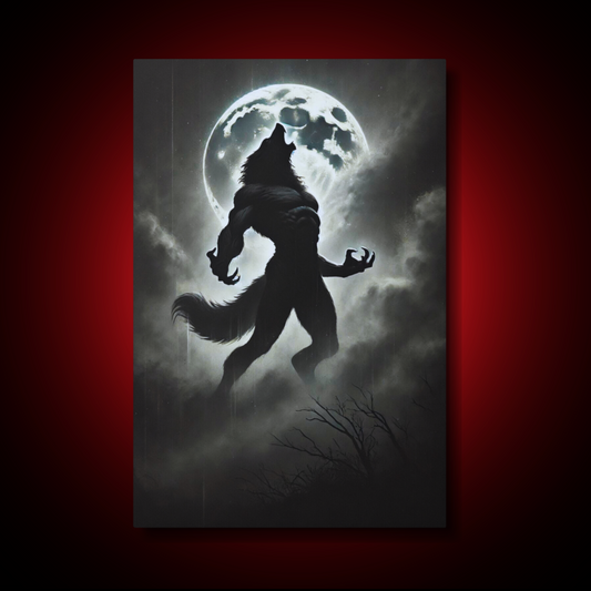 "Call of the Full Moon" Metal Prints 20″×30″