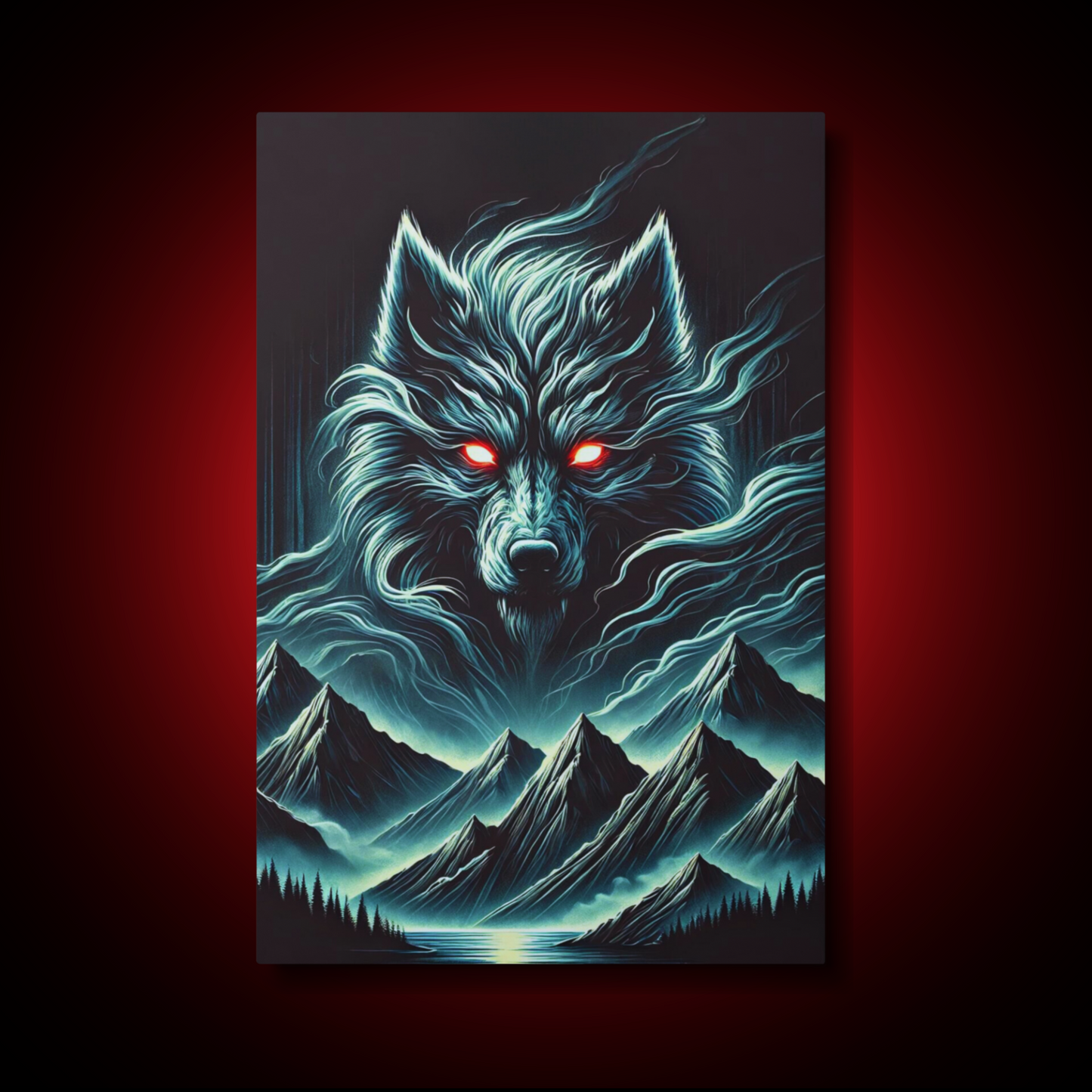 "Wolf Spirit" Metal Prints 20″×30″