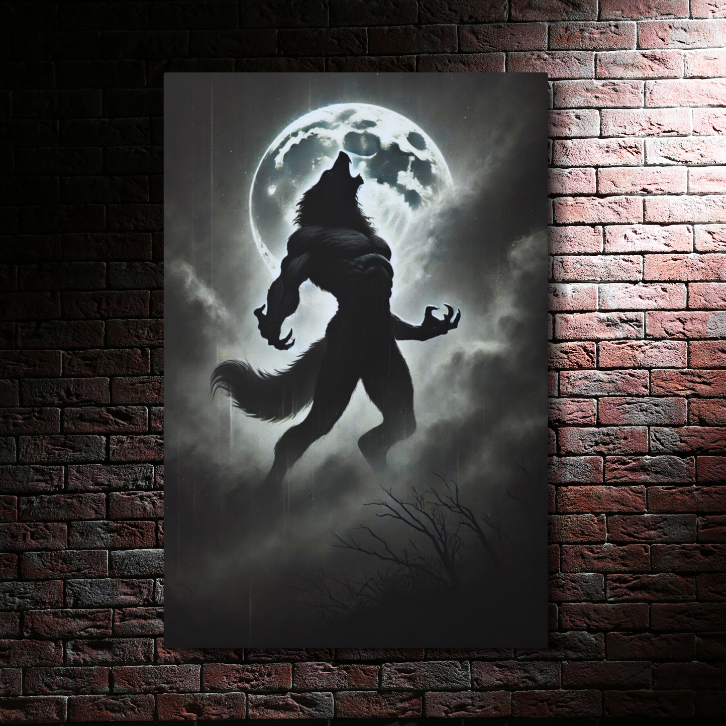 "Call of the Full Moon" Metal Prints 20″×30″