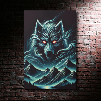 "Wolf Spirit" Metal Prints 20″×30″